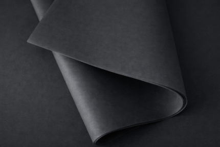 Šilkinis popierius, 500x750 mm, juoda sp.