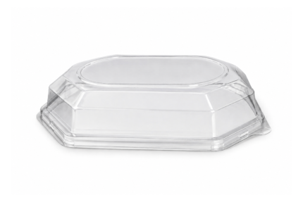 Dangtis padėklui, PET, M dydis, 36×26 cm, skaidrus