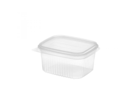 Plastikiniai indeliai, rantuoti, 350 ml, skaidrios sp.