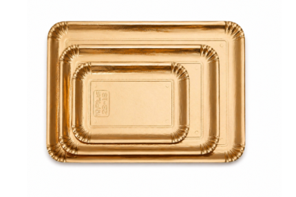 Serviravimo padėklai, 4s, 29,3x20,3 cm, juodos sp.