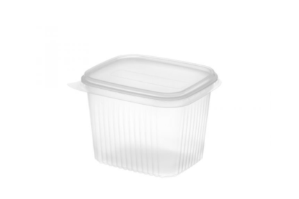 Plastikiniai indeliai, rantuoti, 350 ml, skaidrios sp.