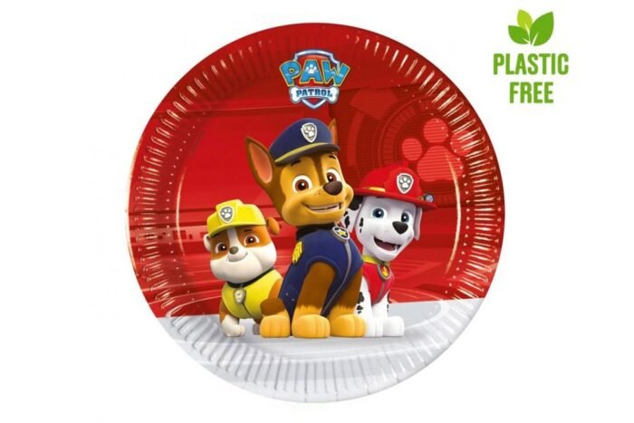 Popierinės lėkštės Paw Patrol, 20 cm, 8 vnt