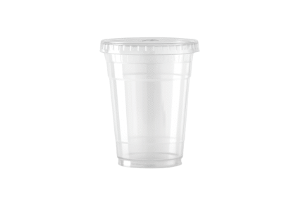 Vienkartinė stiklinė kokteiliui, 300 ml, lygiu dangteliu, skaidrios sp. Vienkartinė stiklinė kokteiliui, 300 ml, lygiu dangteliu, skaidrios sp.